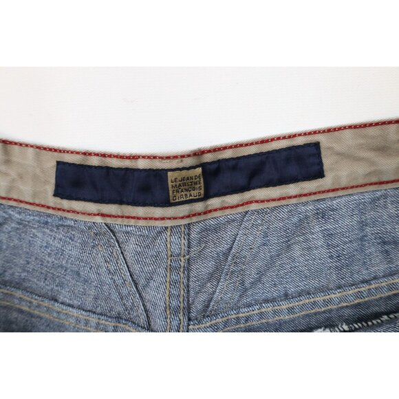 Vintage 90s Marithe Francois Girbaud Mens 40x32 Baggy Fit Wide Leg Denim Jeans - Picture 7 of 15